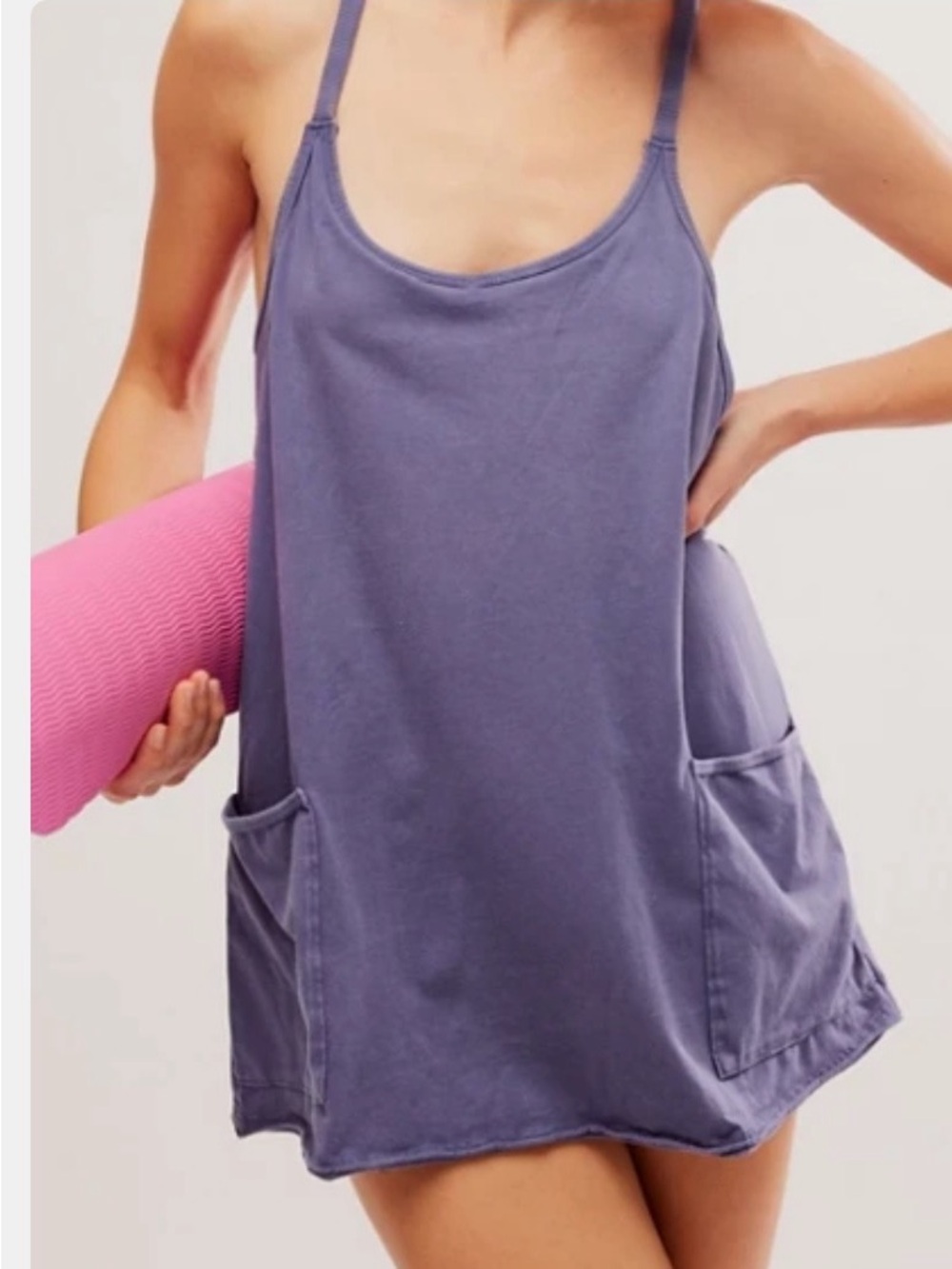 NWT FP Movement Hot Shot Mini Dress with Attached Shorts.